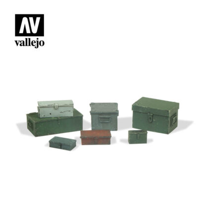 Diorama Accessories Vallejo Scenics Universal Metal Cases SC223