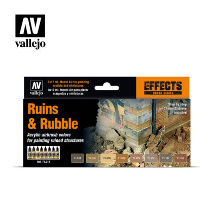 Ruins & Rubble Vallejo Effects set 71214