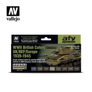 WWII British Colors UK/BEF/Europe 1939-1945 Vallejo AFV 71.614