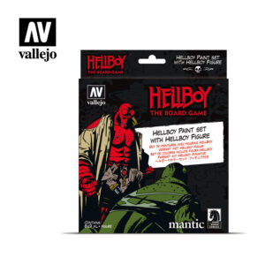 Hellboy 70187 Vallejo Mantic License Paint Set Front