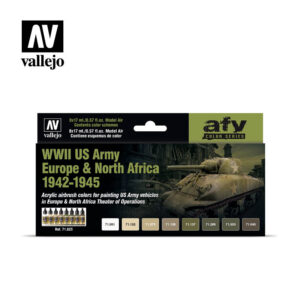 WWII US Army Europe North Africa 1942-1945 Vallejo AFV 71625