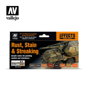 Rust, Stain & Streaking 70183 Vallejo Effects set