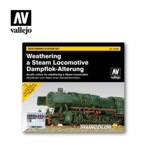 Weathering a Steam Locomotive 73.099 Vallejo Effects set