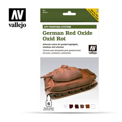 German Red Oxide Vallejo AFV 78411