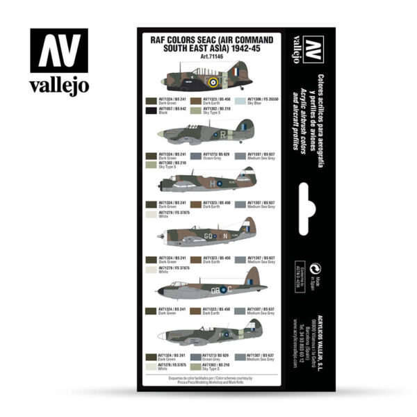 AV Vallejo Model Air Set-effetti metallici x16 