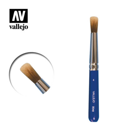 Synthetic stencil brush Vallejo P9046