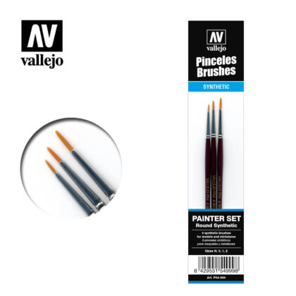 Brush Synthetic Round Vallejo Painter Set P54.999