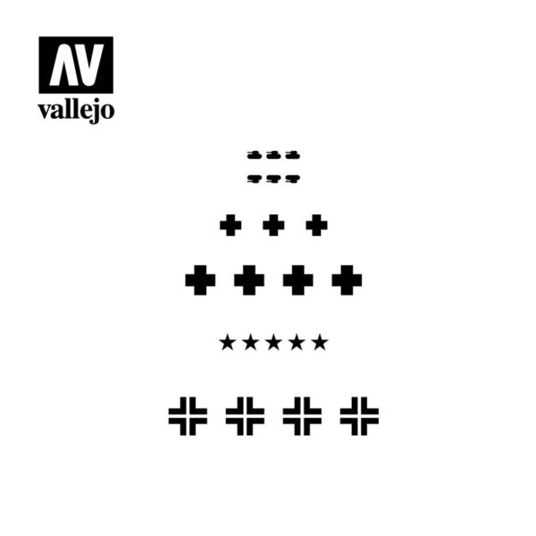 Vallejo Hobby Stencils Texture Effects 1/35 Scale Wood Texture Number 2 Stencil