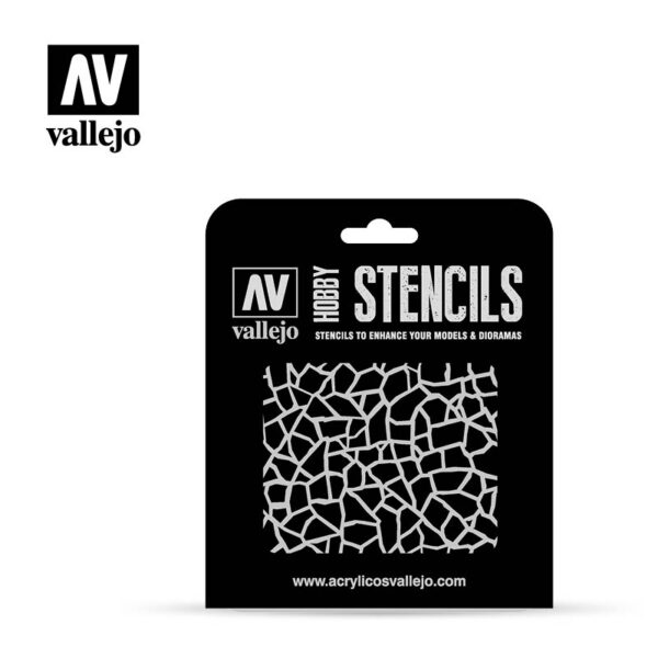 Weathered Paint 1/72 ST-AIR002 Vallejo Stencils New!