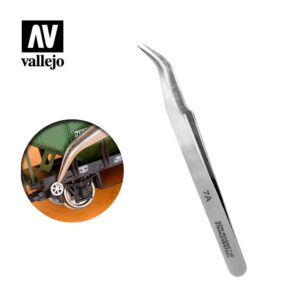 Vallejo Hobby Tools Extra Fine Curved Tweezers 115mm T12004