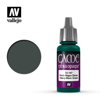 Game Color Vallejo Heavy Black Green 72147