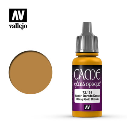 Game Color Vallejo Heavy Gold Brown 72151