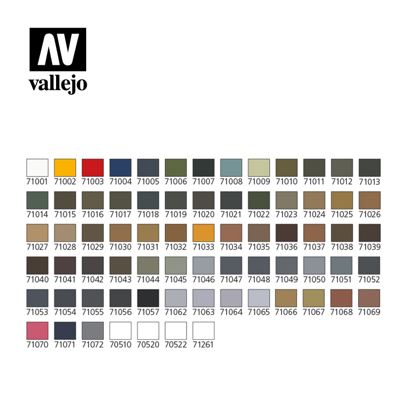 - AV Vallejo Model Air Set x16 VAL71178 Basic Colors 