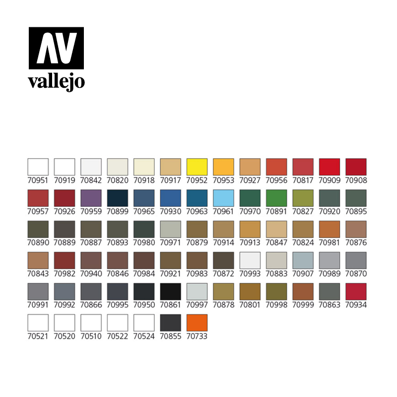 Accesorios para maquetas Vallejo SC103 Color Coloreado 