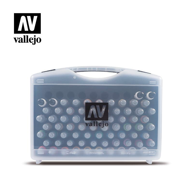 72 pitture AV Vallejo Game Color BOX SET 3 Pennelli E Custodia # 72172 