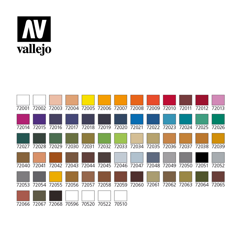 Vallejo Cases Game Color - Vallejo Game Color Paint Set