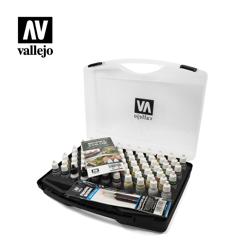 72 colours Vallejo Model Color Military Range Box Set VAL70173