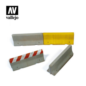 Vallejo Scenics Diorama Accessories Concrete Barriers SC214