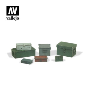Vallejo Scenics Diorama Accessories Universal Metal Cases SC223
