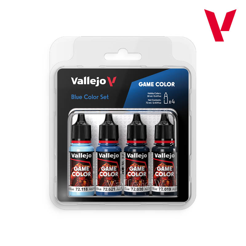Vallejo - Sets Game Color - Blue Color Set
