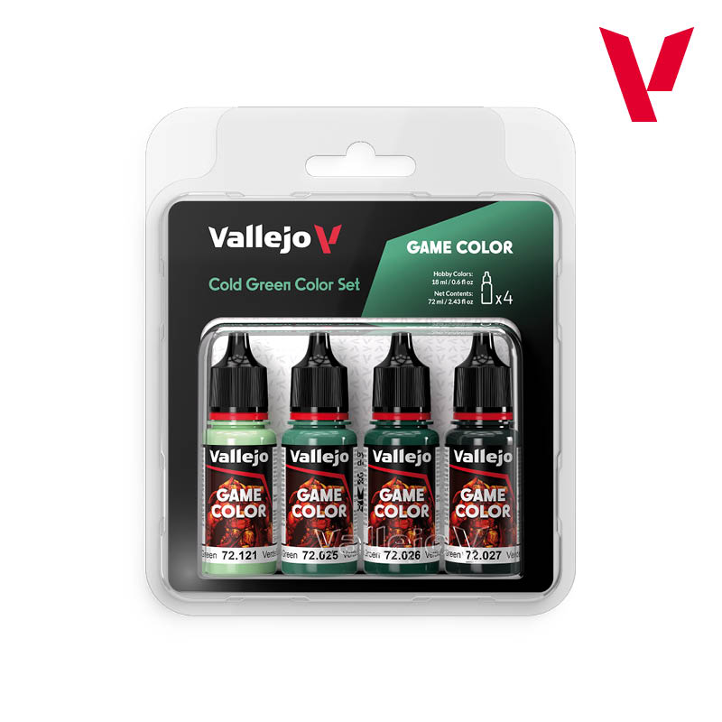 Vallejo - Sets Game Color - Cold Green Color Set