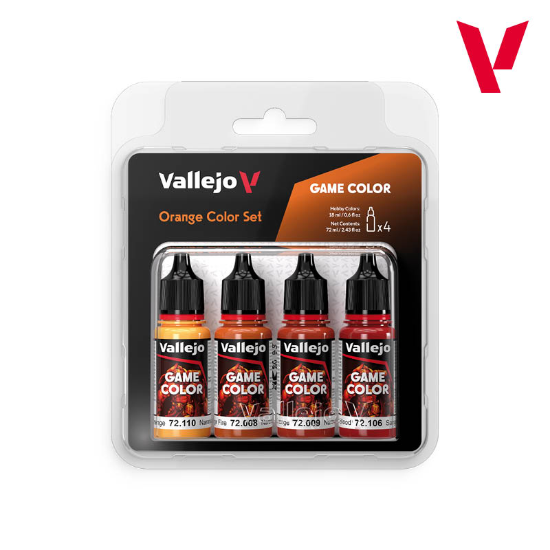 Vallejo - Sets Game Color - Orange Color Set