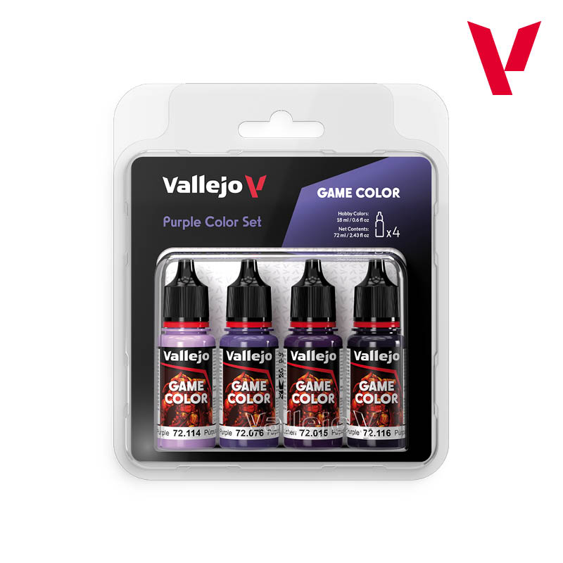 Vallejo - Sets Game Color - Purple Color Set