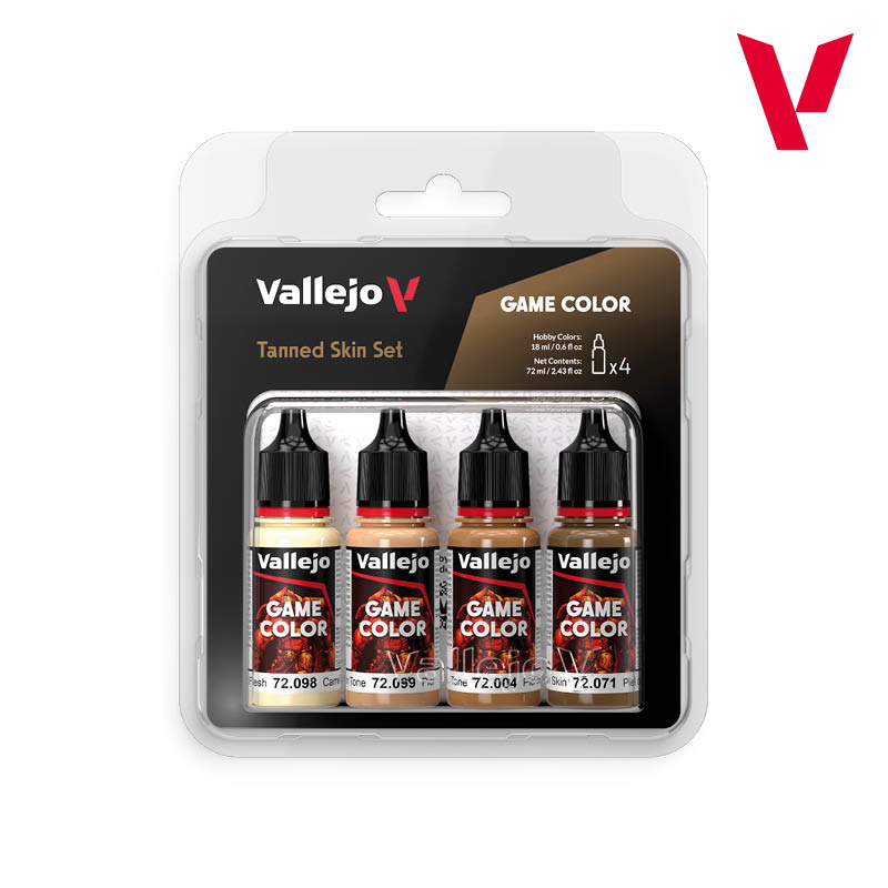 Vallejo - Sets Game Color - Tanned Skin Set