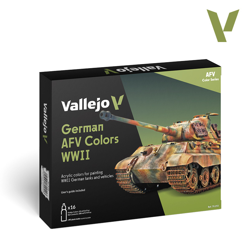 Vallejo Model Color Set 70249 – Alpine Tank Crew, Koursk 1943 – 8 Flacons De 17 Ml – Peinture Acrylique Pour Figurines Et Blindés – Par J.Ortiz