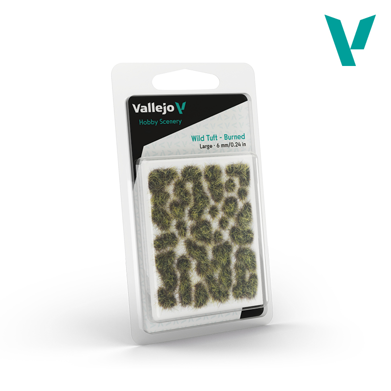 Vallejo Scenery - Wild Tuft - Burned