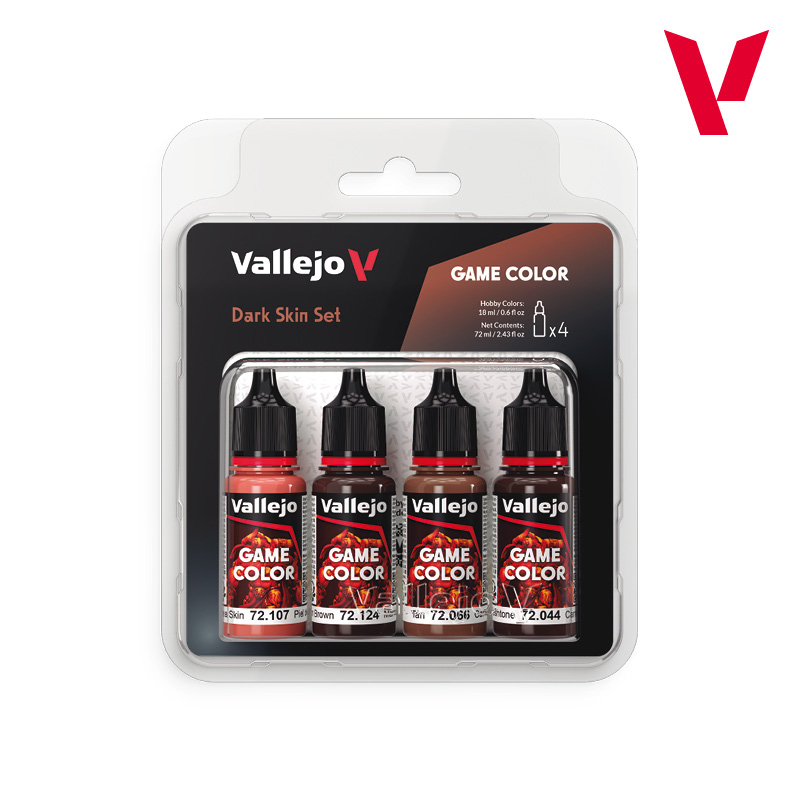 Vallejo - Sets Game Color - Dark Skin Set