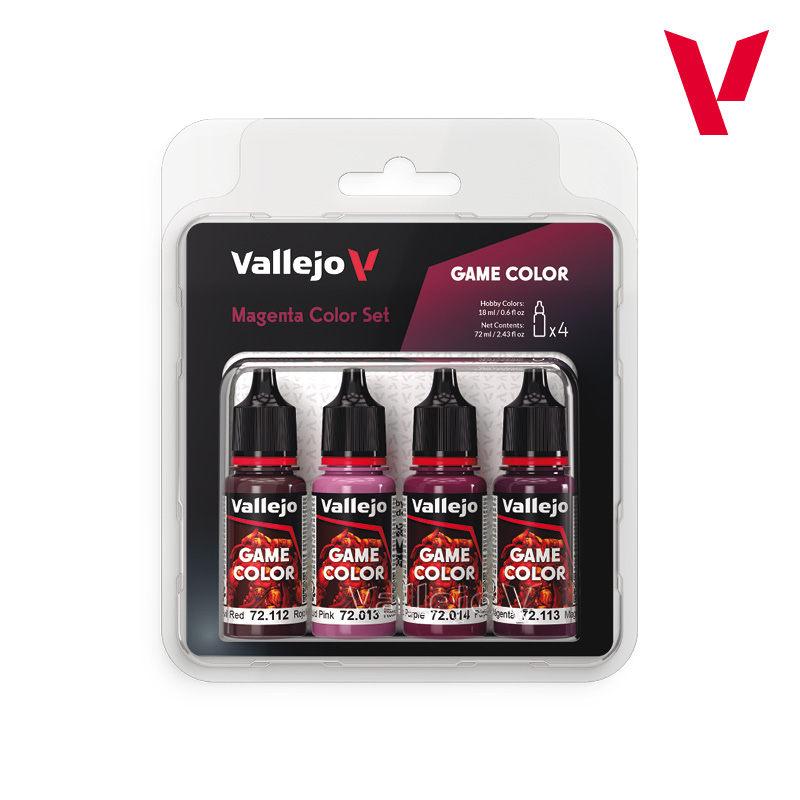 Vallejo - Sets Game Color - Magenta Color Set