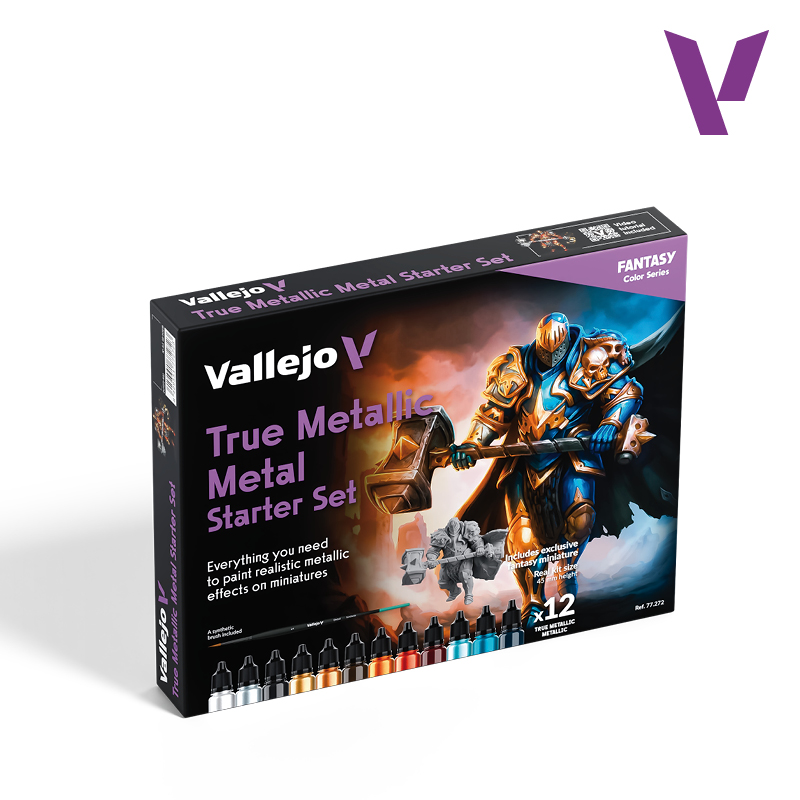 Vallejo Fantasy - True Metallic Metal Starter Set